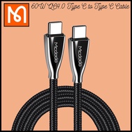 【Ready Stock】Cable 6FT 60W QC4.0 Type C To C Cable Charger 60W Charger Type-C to Type-C Cable