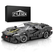 ZYLEGEN La Voiture Noire Super Sports Car Building Kit,Challenging Buildable Racing Supercar Model B