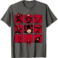 Men's cotton T-shirt Marvel Daredevil The Faces of The Man With No Fear T-Shirt 4XL , 5XL , 6XL