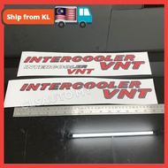 Intercooler VNT Sticker Pelekat Hilux Rear Trunk (2 Pcs) Vigo Revo