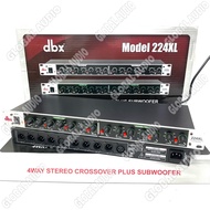 Dbx 224XL Crossover + Subwoofer, Model 224XL Good Power,