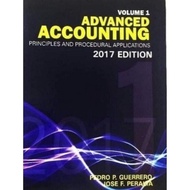 advanced accounting vol.1 2017 ed. by guerrero