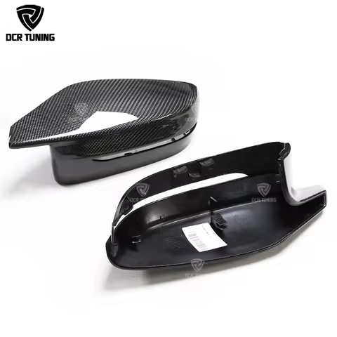 For BMW M2 M3 M4 G87 G80 G81 G82 G83 Real Carbon Fiber Mirror Cover Replace Side Door Rear view Caps