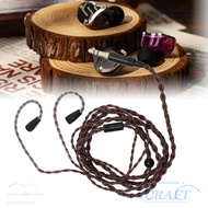 CRAFTML Headphone Replacement Cable, 3.5mm Plug 3.9ft 4 Strands Woven Cable, Flexible Lossless Sound