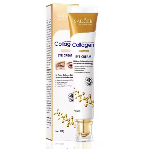 SADOER Collagen Eye Cream Skincare Anti Dark Circles Eye Bags Firming Moisturizing Skincare Eyes Cre