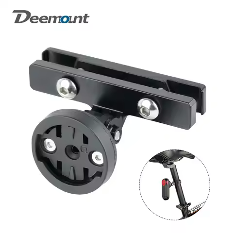 Bicycle Saddle Rail Rear Light Bracket Seatpost Mount LED Lamp Stand for Garmin Varia Radar Rearview