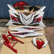 COVERSET YAMAHA Y15ZR V2 EXCITER RC 2020 PUTIH