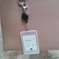 GANTUNGAN MRT Yoyo ID Card Holder Bus Access Card Keychain