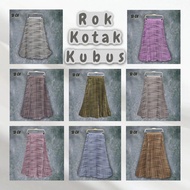 [ D-01 BOX ] Cube Box Umbrella Pleated Skirt / Cube Box Muslim Skirt