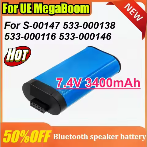 New for Logitech UE MegaBoom S-00147 533-000138 533-000116 533-000146 7.4V 3400mAh Bluetooth Audio B