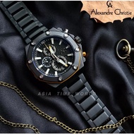 Alexandre Christie | AC 9601MCBIPBAYL Chronograph Men's Watch Black Stainless Steel | Official Warra