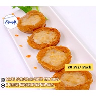 Festive Special-Scallop Yam Ring Ready to heat Appetizer Frozen seafood 芋蓝带子 (20Pcs)