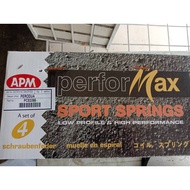 APM PERFORMAX  SPORT SPRING , LOWER COIL SPRING PERODUA MYVI NEW D20N( 2018-2020 )