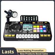 Children Simulation Multifunctional DJ Mixer Controller DJ Player Built inMic