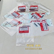 Full Set Of Stamps MSX125SF Red 2018 (R310) HONDA Thailand (1 Set) | Set-tem-no-155-7pcs 2