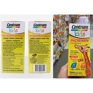 [Mẫu Mới] Centrum Kids Incremin Iron Mixture Úc giúp ăn ngon miệng hấp thu tốt hơn