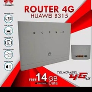 Huawei Home ROUTER/MODEM ROUTER 4G LTE B315 Unlocked Free Tsel 14Gb ORIGINAL