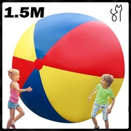 Giant Jumbo Inflatable Children's Beach Ball 150cm Huge Inflatable Giant Beach Ball Large PVC Ball V