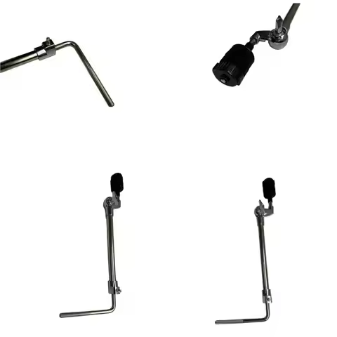 Q39E Drum Cymbal Extension Stand Adjustable Cymbal Mounting Bracket Heavy Duties Metal Frame Profess