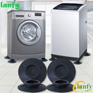 LANFY 4PCS Anti-Vibration Feet Pad, Dampers Absorber Bracket Washing|Foot Pad, Soundproof Non-Slip Shock Rubber Washing|Support Washing