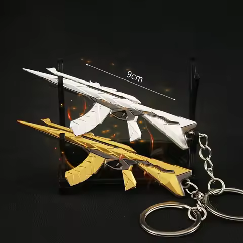 Valorant Knife Araxys Skin for Vandal Keychains Game Peripheral Samurai Sword Pocketknife Gun Model 