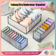 QB Underwear Storage Box Foldable Socks Bra Panties Storage Box Tudung Organizer Underware Storage W
