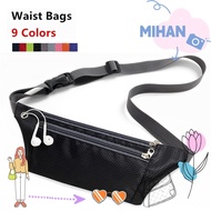 MH Waist Packs Women/Men Waterproof Running Multi-Pockets Bum Bags