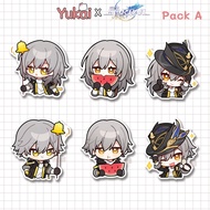 MC Honkai Star Rail (HSR) Premium Female & Male Pack Stickers, Waterproof Anime Stickers