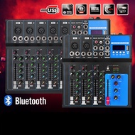 Audio Mixer 7 Channel 4 Channel DJ Mixer bluetooth usb sound mixer Mixer-USB Professional Mixer