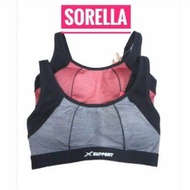 SORELLA Sport Bra Brocade 947 No Wire Thin Foam 36B