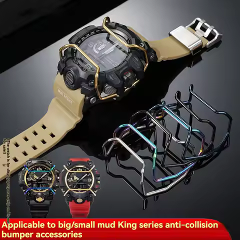 Metal Bumper Protector Bar Kit Fit for Casio G-SHOCK GWG1000 GG1000 Big Mudman Small Mudmaster serie