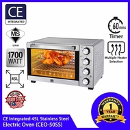 QuickBuy CE Integrated 45L 1700W Stainless Steel Electric Oven 45 liter Elektrik Oven (CEO-50SS)
