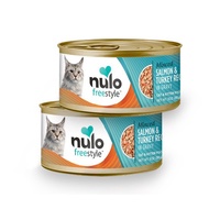 NULO freestyle minced salmon &amp; turkey recipe in gravy (12 cans x 85g bundle special offer) Fast shipping