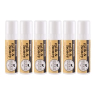 Dionis - Goat Milk Skincare Milk & Honey Scented Lip Balm - Set of 6 (0.28 oz) - Made in the USA - C