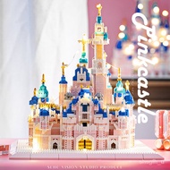 YQ12 Compatible with Lego Disney Castle Educational Assembly Toy Adult Difficult Building Blocks Girls' Birthday Gift