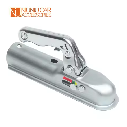 EU Style Trailer Coupler 50mm Hitch Ball round Channel Emark Approved RV Camper Accessories Caravan 
