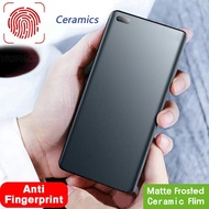 Huawei Mate 40 30 Pro 40pro+ Full Cover Ceramic Tempered Glass for Huawei Mate 20 P30 P40 Pro+ Nova 9 Matte Screen Protector