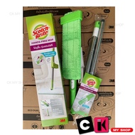 3M สก๊อตช์-ไบรต์ ไม้ถูพื้นรุ่นแฮนด์ฟรี Scotch-Brite Hands-free Mop ไม้ถูพื้นรีดน้ำ ไม้ถูพื้น 3M แฮนฟ