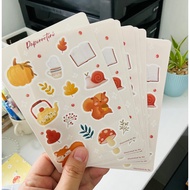 Journal Sticker Autumn Sticker Animal forest Sticker for Journal and Planner