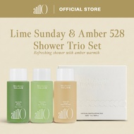ANILLO Lime Sunday & Amber528 Shower Trio Set