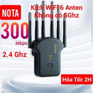 Kích wifi 6 râu 5G công suất 1200Mbps 2.4G 300Mbps Mở rộng sóng router phát wifi xuyên tường mạnh