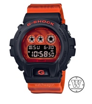 [Watchwagon] Casio G-Shock DW-6900TD-4 Time Warp Distortion Series Digital Gents Watch Orange Resin 