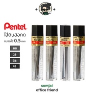 Pentel Hi-Polymer Mechanical Pencil Lead High Quality Size 0.5mm. 12pcs/Box C505 HB/2B/3B/4B