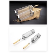 Stainless steel BBQ net tube, outdoor BBQ grill cage, BBQ roll tube, cylindrical BBQ net cylinder