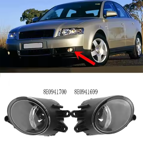 #70O Automotive Parts & Accessories,Car Front Bumper Fog Light Lamp for Audi A4 B6 01-05 Left 8E0941