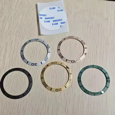 38mm Ceramic Bezel For RLX GMT Submariner For Seiko Skx007 Skx009 For Omega Seamaster 300m Bezel Ins