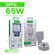 OPPO VOOC 65W FAST CHARGING CHARGER Original RENO F11 F9 F3 F1 PLUS FIND X REALME 5PRO REALME X3 65W