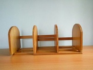 實木伸縮書架 儲物收納架 置物架 Solid wood telescopic bookshelf