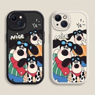 Cartoon Case iPhone for 16 / 15 / 14 / 13 / 12 / 11 Promax Wallace & Gromit Pattern Soft Casing for 