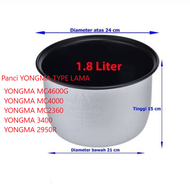panci Rice Cooker yongma versi model lama 1.8liter / 2Liter tinggi 15cm MC4600G / MC4000 / MC2360 / 